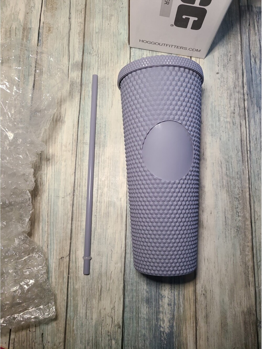 Hogg 24 Oz Studded Tumbler Gray New Open Box